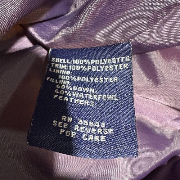Sport Mac Women S Down Puffer Coat Purple Insulated Jacket Winter Outerwear Warm - Picture 5 of 8